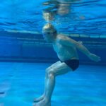 水中で立つ